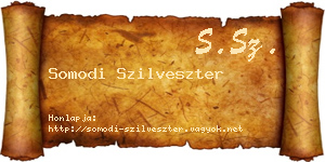 Somodi Szilveszter névjegykártya